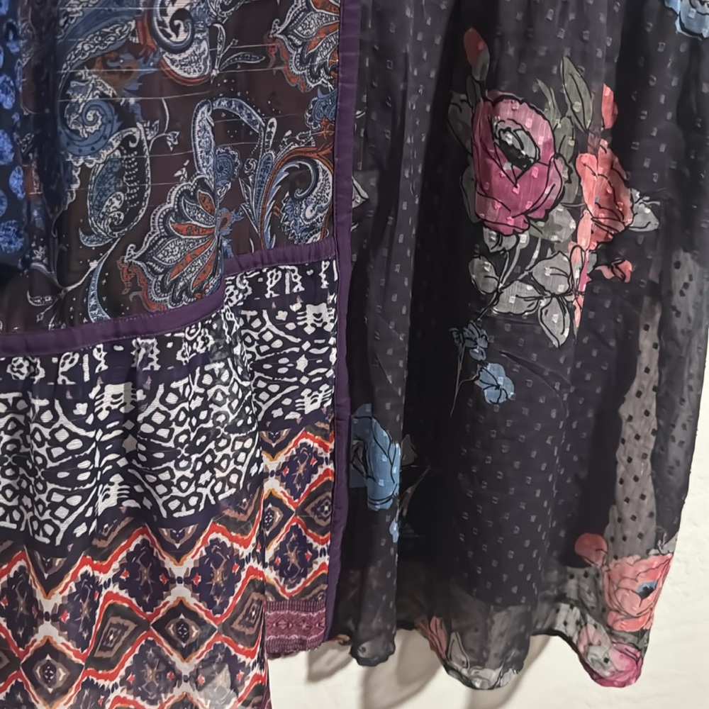 Soft Surroundings Patchwork Gem Tunic Extra Large - image 6